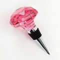 Pink Optic Crystal Bottle Stopper